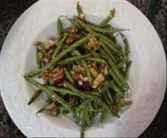 Roasted Green Beans With Greek Dressing. Photo by Sackville
