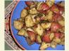 Potato fried in garlic (chauke aaloo)