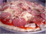 Easy Peezy Pizza Dough (Bread Machine Pizza Dough). Photo by BirdyBaker