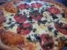 Provolone Pizza (Provolone, Roma Tomato & Fresh Basil Pizza)