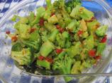 Broccoli With Sun-Dried Tomatoes and Roasted Garlic