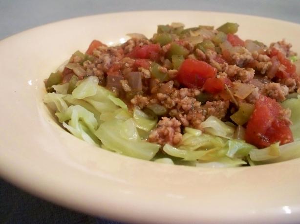 Cabbage With Meat Sauce. Photo by *Parsley*