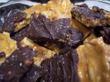 Chocolate-Dipped Nut Brittle With Sea Salt