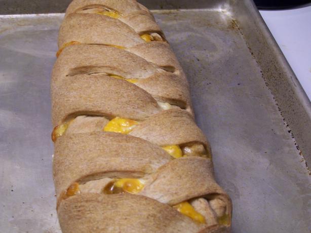 BBQ Chicken or Pork Braid. Photo by Chef Jean