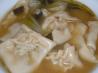 Kittencal's Asian Pork Wonton Soup Dumplings. Recipe by Kittencalskitchen
