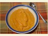 Easy Creamy No-Cream Potato Leek Soup. Photo by Chef Doozer