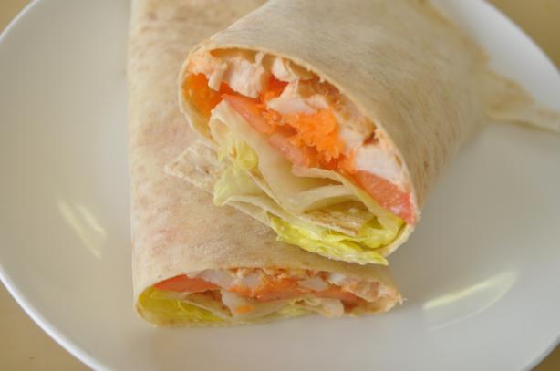 Dijon Chicken and Salad Wrap (21 Day Wonder Diet: Day 1). Photo by I'mPat