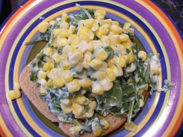 Cheesy Corn on Rye (21 Day Wonder Diet : Day 2 ). Photo by Sara 76