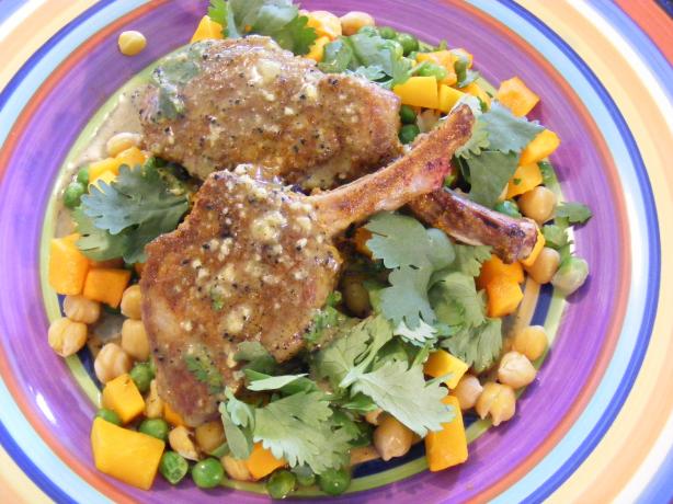 Spiced Lamb  With Coriander Pumpkin (21 Day Wonder Diet: Day 1 ). Photo by Sara 76