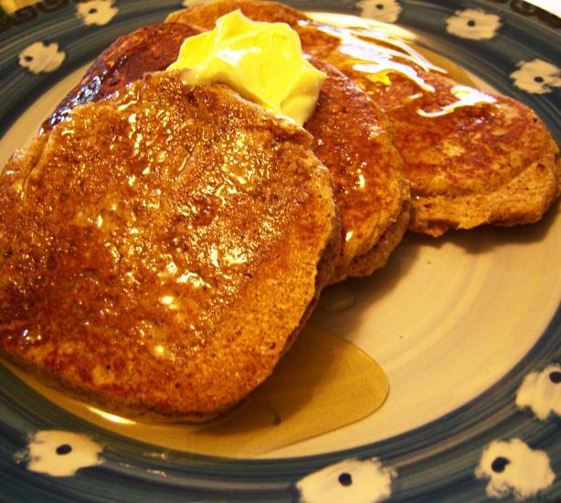 Light and Fluffy Flax Pancakes. Photo by kittycatmom