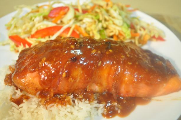 Bacon–wrapped Hoisin Salmon. Photo by I'mPat