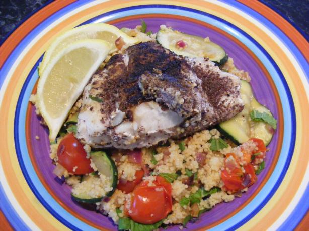 Sumac Fish & Couscous Salad (21 Day Wonder Diet: Day 3). Photo by Sara 76