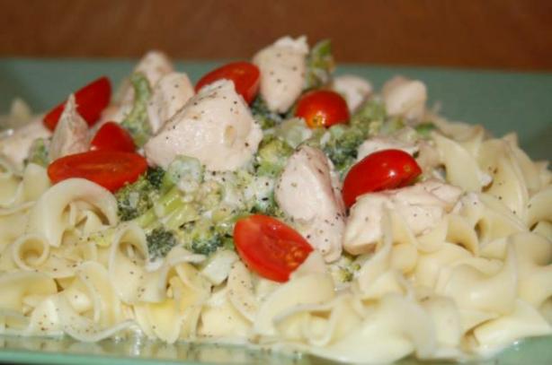 Emerald Chicken Pappardelle. Photo by sydsmama