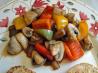 Acadia's Mushroom Pepper Onion Stir Fry. Recipe by Acadia*