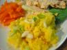 Saffron-Scented  Couscous With Pine Nuts. Recipe by Queen Dana