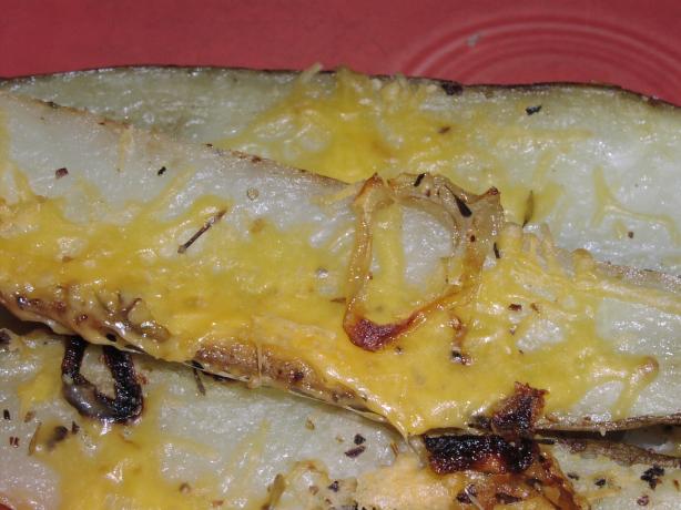 Herb Roasted Cheddar Potatoes. Photo by TeresaS