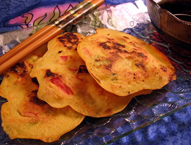 Korean Shrimp and Scallion Pancakes. Photo by Dreamer in Ontario