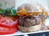 Bison Burgers With Cabernet Onions and Wisconsin Cheddar. Recipe by swissms