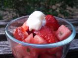 Watermelon & Raspberry Salad (21 Day Wonder Diet: Day 11)