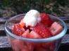 Watermelon & Raspberry Salad (21 Day Wonder Diet: Day 11). Recipe by Sara 76