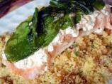 Salmon With Cream Cheese, Spinach & Garlic