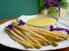 Asperge Violette: Violet Asparagus With Hollandaise Sauce