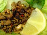 Sweet Chilli Pork in Lettuce Cups