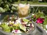 Spring Mix With Walnuts, Cranberries and Goat Cheese