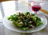 Spring Mix With Walnuts, Cranberries and Goat Cheese