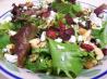 Spring Mix With Walnuts, Cranberries and Goat Cheese