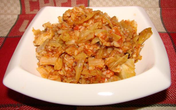 Lazy Cook's Golumpki (Stuffed Cabbage). Photo by Boomette