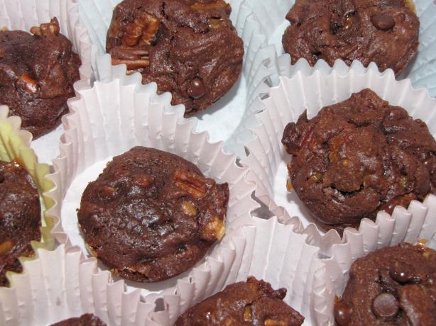 Fudge-Topped Triple Chocolate Brownies. Photo by Chef Luny