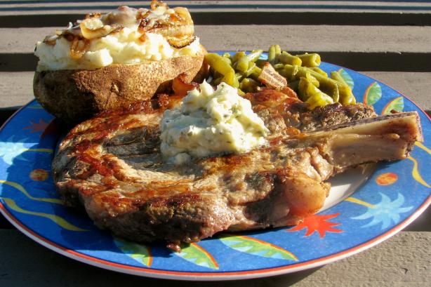 Steaks With Blue Cheese Butter. Photo by lazyme