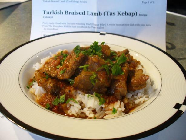 Turkish Braised Lamb (Tas Kebap). Photo by IngridH