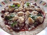 Raspberry-Chipotle Barbecue Chicken Pizza