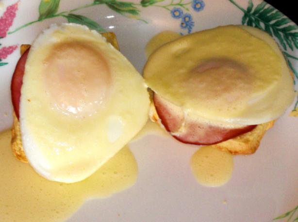 Orange Eggs Benedict. Photo by KateL