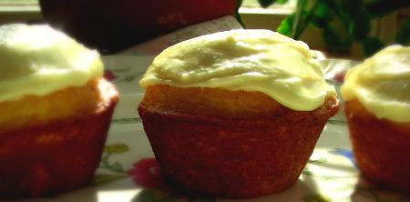 Lemon Cupcakes With Lemon Cream Cheese Frosting. Photo by Andi of Longmeadow Farm