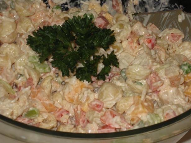 Kittencal's Seafood Pasta Salad. Photo by FrenchBunny