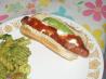 Bacon-Wrapped Hot Dogs With Avocado. Recipe by Queen Dana