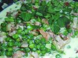 Creamy Peas and Pancetta