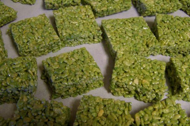St. Patrick's Day Rice Krispie Treats. Photo by NELady