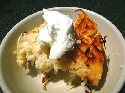 Coconut Rice Pudding. Photo by Mikekey