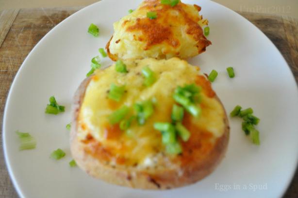 Eggs in a Spud. Photo by I'mPat
