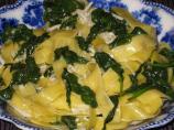 Ukrainian Spinach Noodles