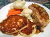 Garlic Mashed Potato Pancakes