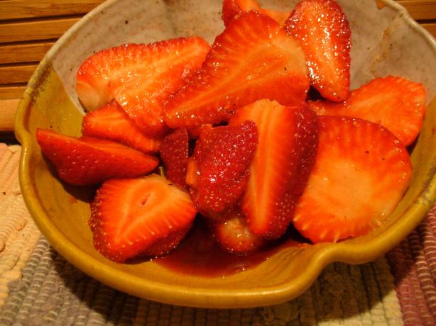 Ali's Balsamic Strawberries. Photo by Montana Heart Song