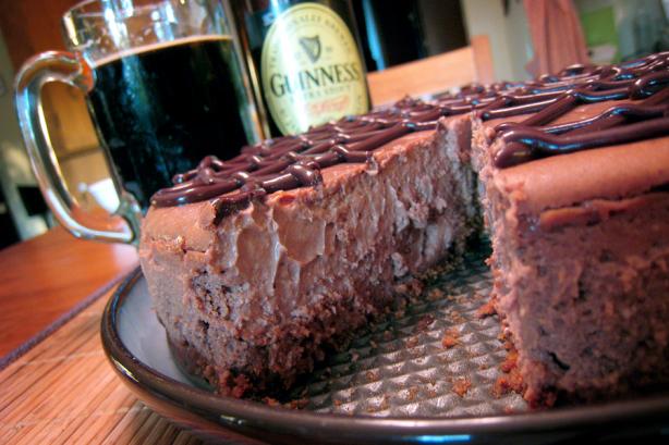 Chocolate-Guinness Cheesecake. Photo by yogiclarebear