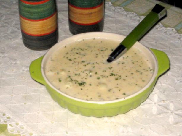Adam's Favorite Creamy-Cheesy Cauliflower Soup. Photo by Spice Guru