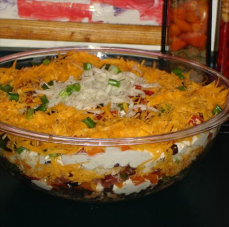 Mexican Cornbread Salad. Photo by Linajjac