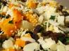Couscous With Roast Pumpkin, Raisins and Almonds. Recipe by Kiwi Kathy